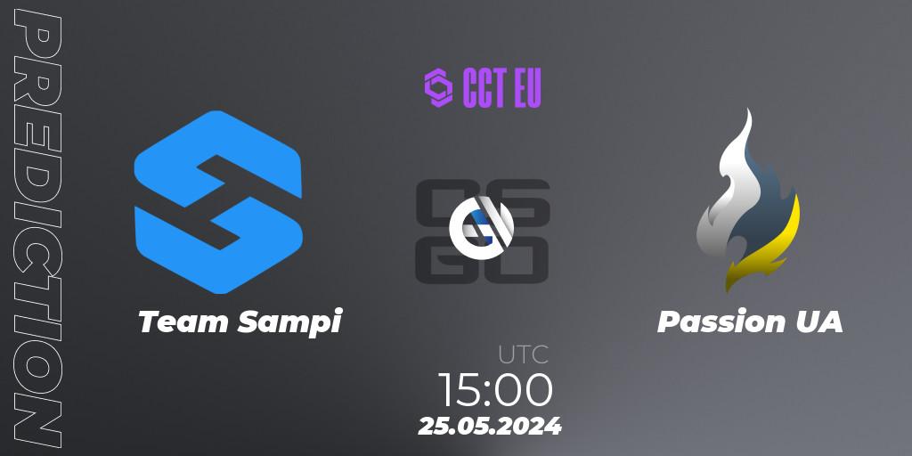 Team Sampi vs Passion UA: Match Prediction. 25.05.2024 at 15:00, Counter-Strike (CS2), CCT Season 2 Europe Series 4