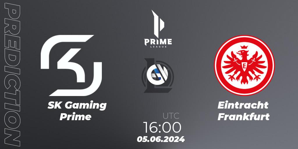 SK Gaming Prime vs Eintracht Frankfurt: Match Prediction. 05.06.2024 at 16:00, LoL, Prime League Summer 2024
