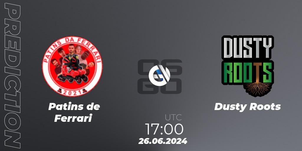 Patins de Ferrari vs Dusty Roots: Match Prediction. 26.06.2024 at 17:00, Counter-Strike (CS2), United21 South America Season 1
