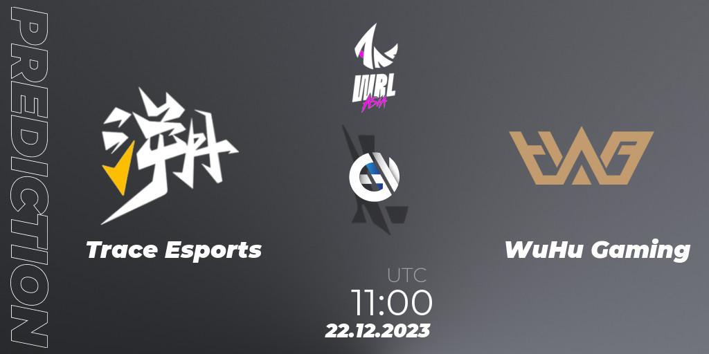 Trace Esports vs WuHu Gaming: Match Prediction. 22.12.23, Wild Rift, WRL Asia 2023 - Season 2 - Regular Season