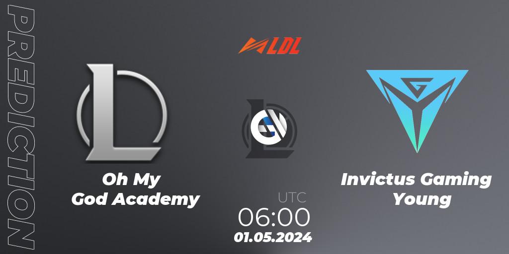 Oh My God Academy vs Invictus Gaming Young: Match Prediction. 01.05.2024 at 06:00, LoL, LDL 2024 - Stage 2