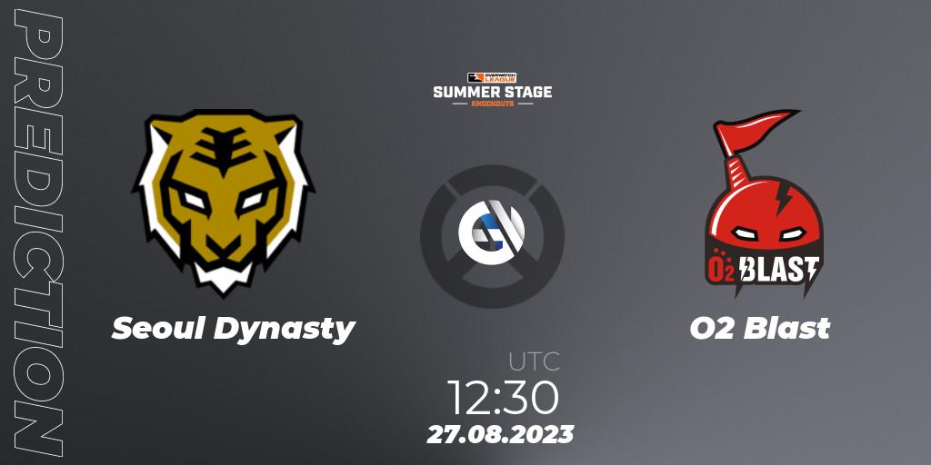 Seoul Dynasty vs O2 Blast: Match Prediction. 27.08.23, Overwatch, Overwatch League 2023 - Summer Stage Knockouts