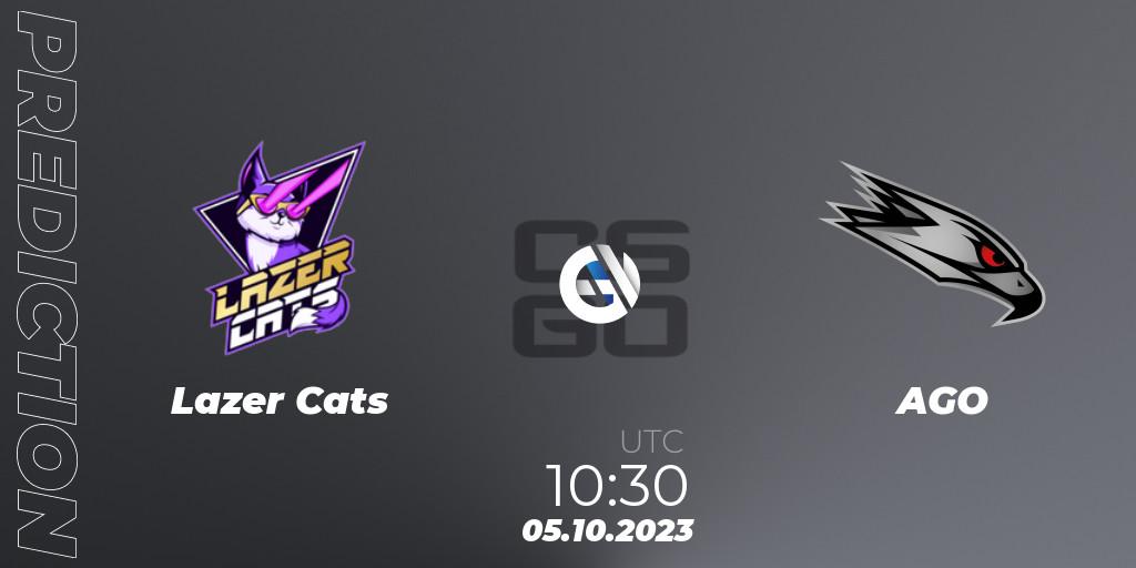 Lazer Cats vs AGO: Match Prediction. 06.10.23, CS2 (CS:GO), European Pro League Season 11: Division 2