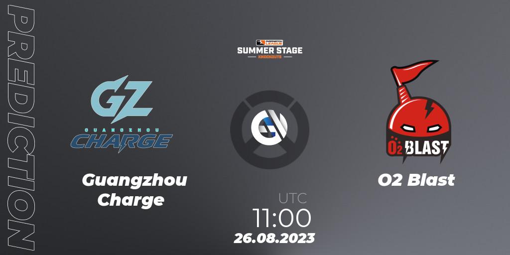 Guangzhou Charge vs O2 Blast: Match Prediction. 26.08.23, Overwatch, Overwatch League 2023 - Summer Stage Knockouts