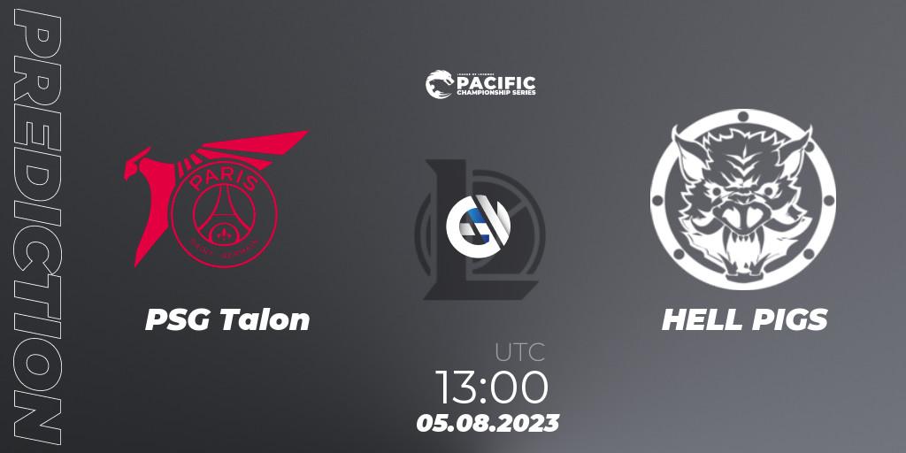 PSG Talon vs HELL PIGS: Match Prediction. 06.08.2023 at 13:00, LoL, PACIFIC Championship series Group Stage