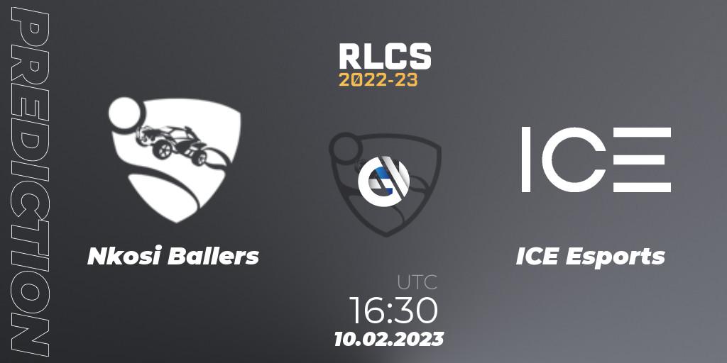 Nkosi Ballers vs ICE Esports: Match Prediction. 10.02.23, Rocket League, RLCS 2022-23 - Winter: Sub-Saharan Africa Regional 2 - Winter Cup