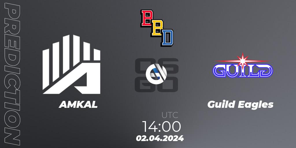 AMKAL vs Guild Eagles: Match Prediction. 02.04.2024 at 14:00, Counter-Strike (CS2), BetBoom Dacha Belgrade 2024: European Qualifier