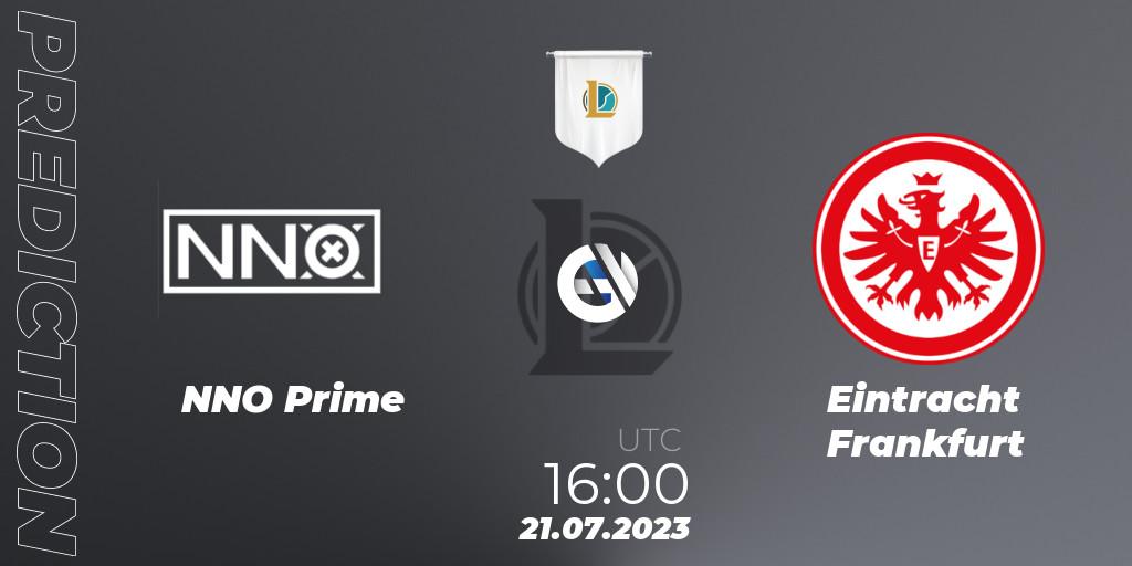 NNO Prime vs Eintracht Frankfurt: Match Prediction. 21.07.23, LoL, Prime League Summer 2023 - Group Stage