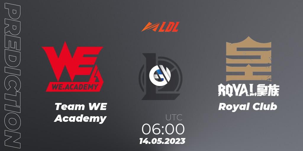 Team WE Academy vs Royal Club: Match Prediction. 14.05.2023 at 06:00, LoL, LDL 2023 - Regular Season - Stage 2