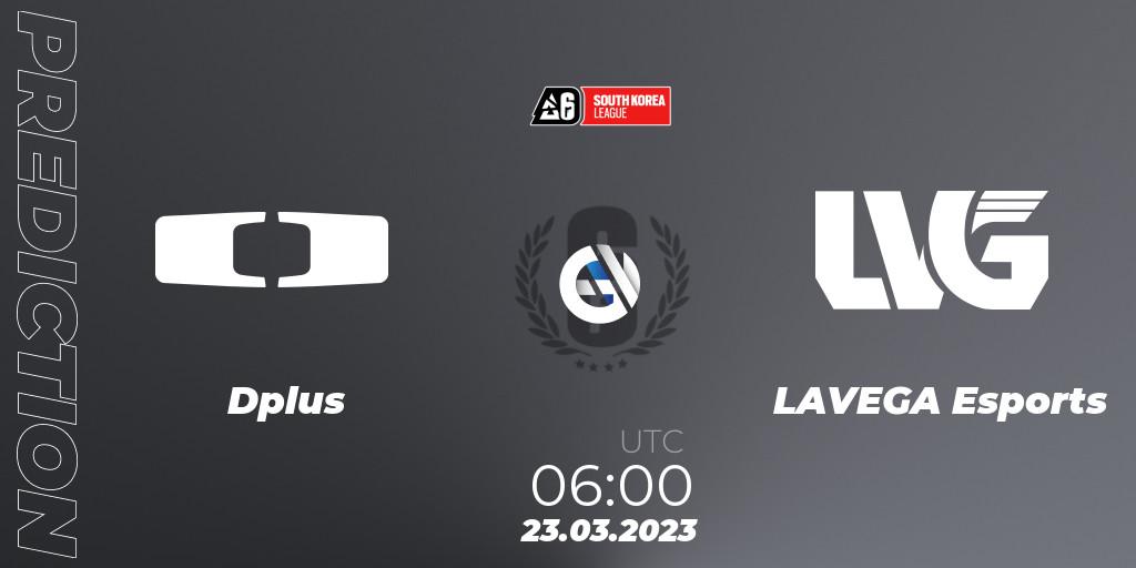 Dplus vs LAVEGA Esports: Match Prediction. 23.03.23, Rainbow Six, South Korea League 2023 - Stage 1