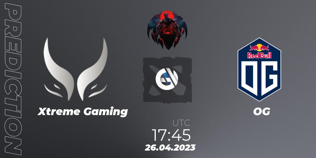 Xtreme Gaming vs OG: Match Prediction. 26.04.2023 at 17:51, Dota 2, The Berlin Major 2023 ESL - Group Stage