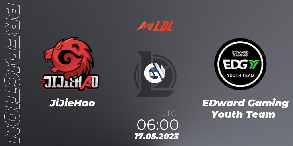 JiJieHao vs EDward Gaming Youth Team: Match Prediction. 17.05.2023 at 06:00, LoL, LDL 2023 - Regular Season - Stage 2