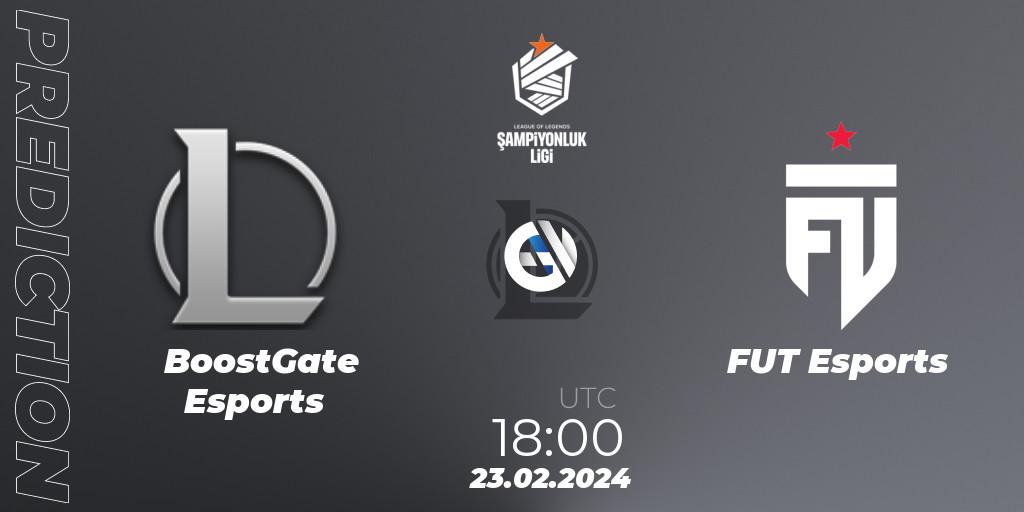 BoostGate Esports vs FUT Esports: Match Prediction. 23.02.2024 at 18:00, LoL, TCL Winter 2024