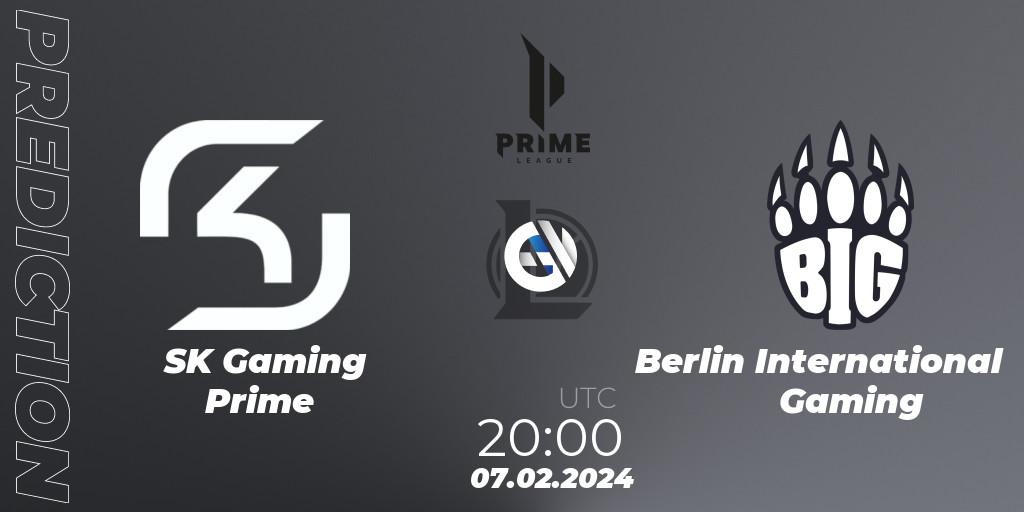 SK Gaming Prime vs Berlin International Gaming: Match Prediction. 07.02.24, LoL, Prime League Spring 2024 - Group Stage
