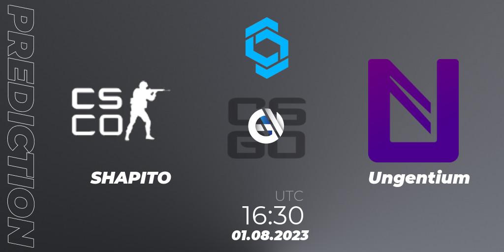 SHAPITO vs Ungentium: Match Prediction. 01.08.23, CS2 (CS:GO), CCT East Europe Series #1: Closed Qualifier