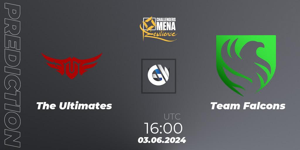 The Ultimates vs Team Falcons: Match Prediction. 03.06.2024 at 16:00, VALORANT, VALORANT Challengers 2024 MENA: Resilience Split 2 - GCC and Iraq