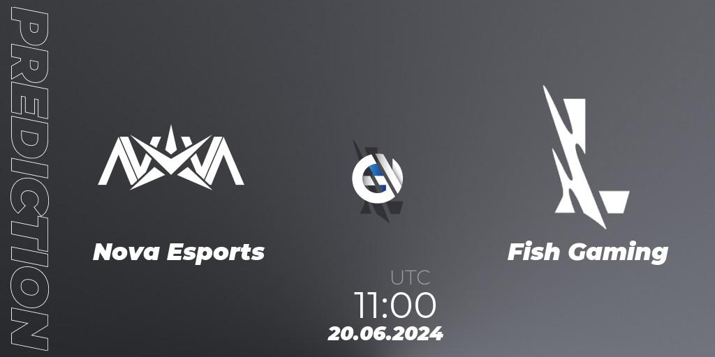Nova Esports vs Fish Gaming: Match Prediction. 20.06.2024 at 11:00, Wild Rift, Wild Rift Super League Summer 2024 - 5v5 Tournament Group Stage
