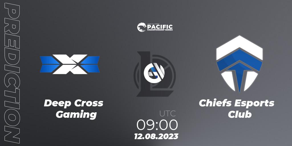 Deep Cross Gaming vs Chiefs Esports Club: Match Prediction. 12.08.23, LoL, PACIFIC Championship series Playoffs