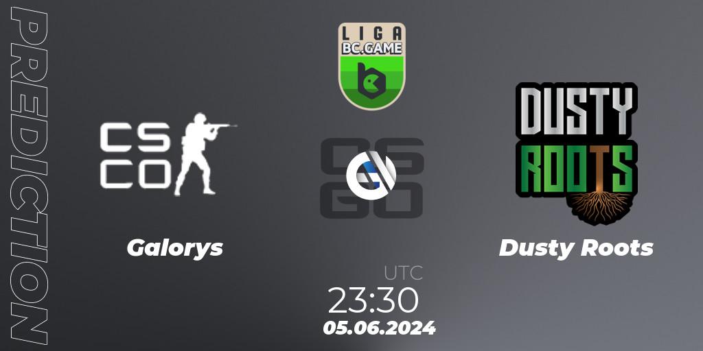 Galorys vs Dusty Roots: Match Prediction. 13.06.2024 at 19:00, Counter-Strike (CS2), Dust2 Brasil Liga Season 3