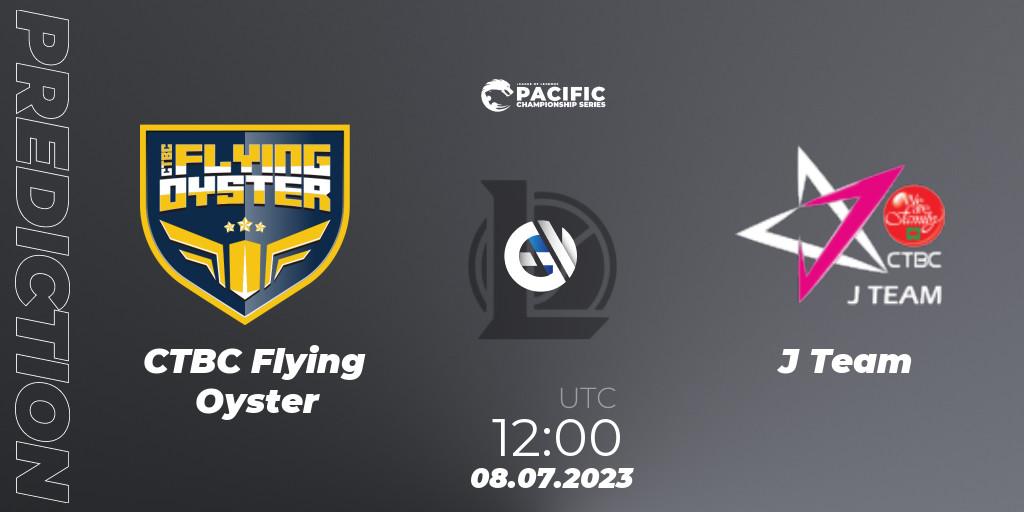 CTBC Flying Oyster vs J Team: Match Prediction. 08.07.2023 at 12:00, LoL, PACIFIC Championship series Group Stage