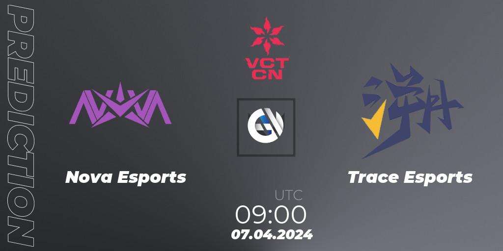 Nova Esports vs Trace Esports: Match Prediction. 07.04.24, VALORANT, VALORANT Champions Tour China 2024: Stage 1 - Group Stage