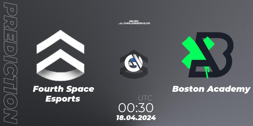 Fourth Space Esports vs Boston Academy: Match Prediction. 17.04.2024 at 23:30, Call of Duty, Call of Duty Challengers 2024 - Elite 2: NA