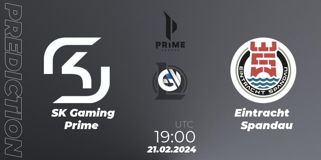 SK Gaming Prime vs Eintracht Spandau: Match Prediction. 18.01.24, LoL, Prime League Spring 2024 - Group Stage