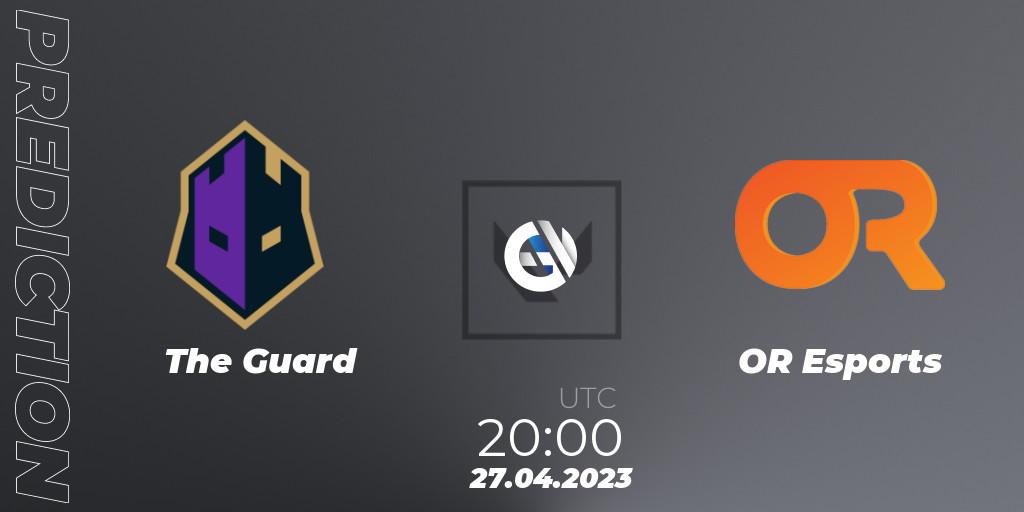 The Guard vs OR Esports: Match Prediction. 27.04.2023 at 20:00, VALORANT, VCL North America Split 2 2023 Group B