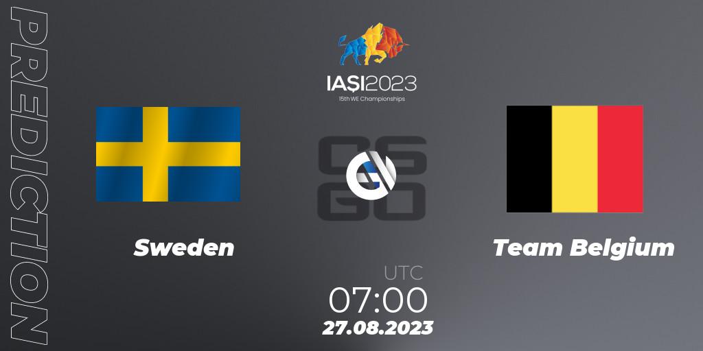 Sweden vs Team Belgium: Match Prediction. 27.08.23, CS2 (CS:GO), IESF World Esports Championship 2023