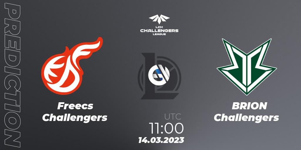 Freecs Challengers vs BRION Challengers: Match Prediction. 14.03.23, LoL, LCK Challengers League 2023 Spring