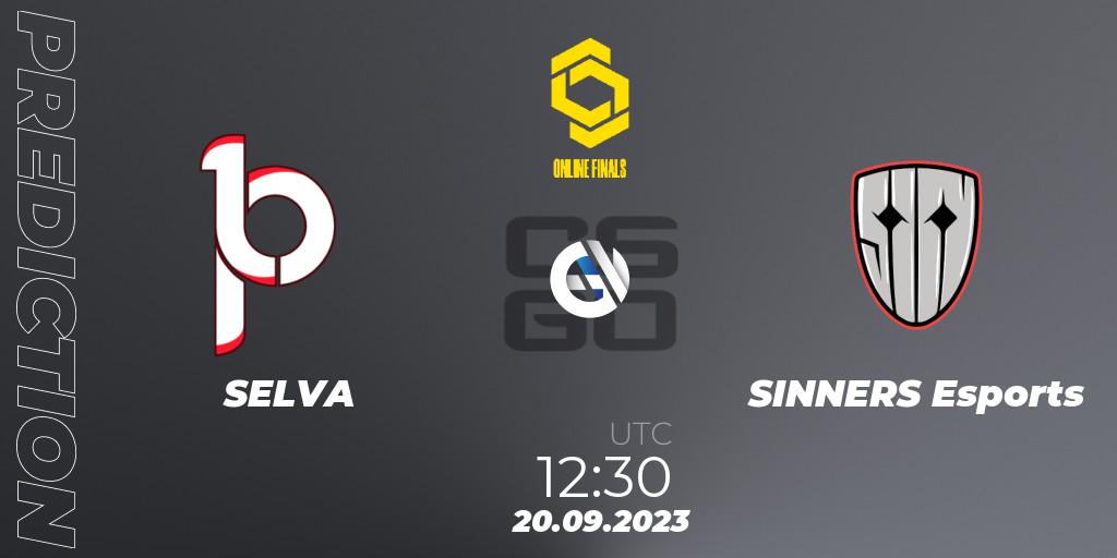 SELVA vs SINNERS Esports: Match Prediction. 20.09.23, CS2 (CS:GO), CCT Online Finals #3