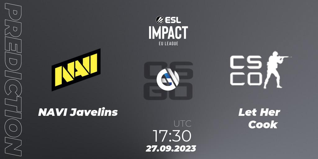 NAVI Javelins vs GamerLegion Prism: Match Prediction. 27.09.2023 at 17:30, Counter-Strike (CS2), ESL Impact League Season 4: European Division