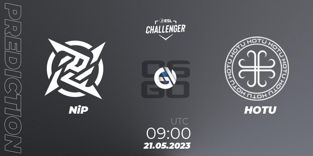 NiP vs HOTU: Match Prediction. 21.05.23, CS2 (CS:GO), ESL Challenger Katowice 2023: European Qualifier