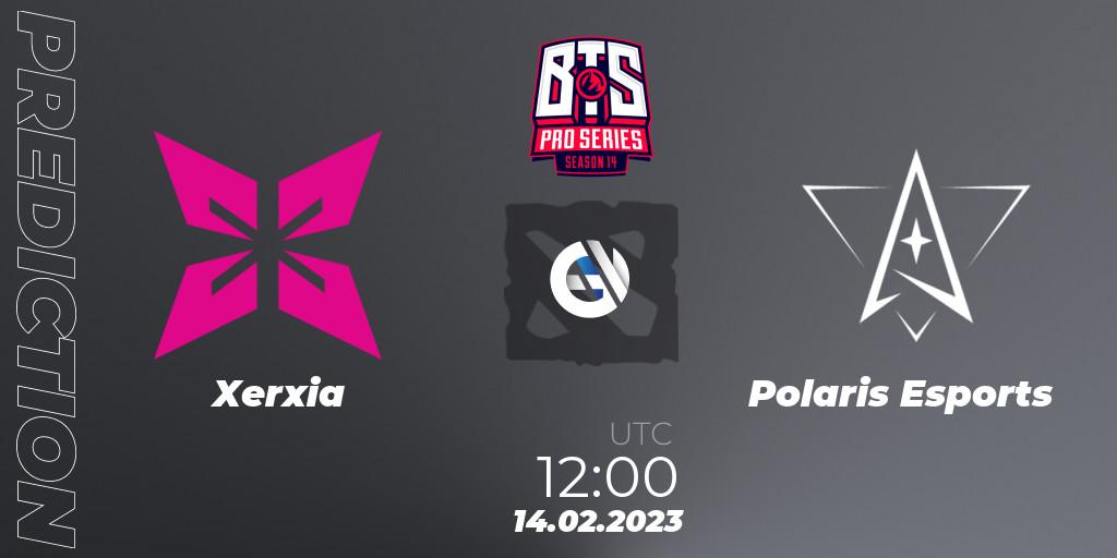 Xerxia vs Polaris Esports: Match Prediction. 14.02.23, Dota 2, BTS Pro Series Season 14: Southeast Asia