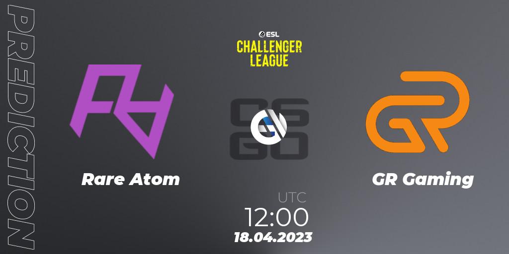 Rare Atom vs GR Gaming: Match Prediction. 18.04.2023 at 12:00, Counter-Strike (CS2), ESL Challenger League Season 45: Asia-Pacific