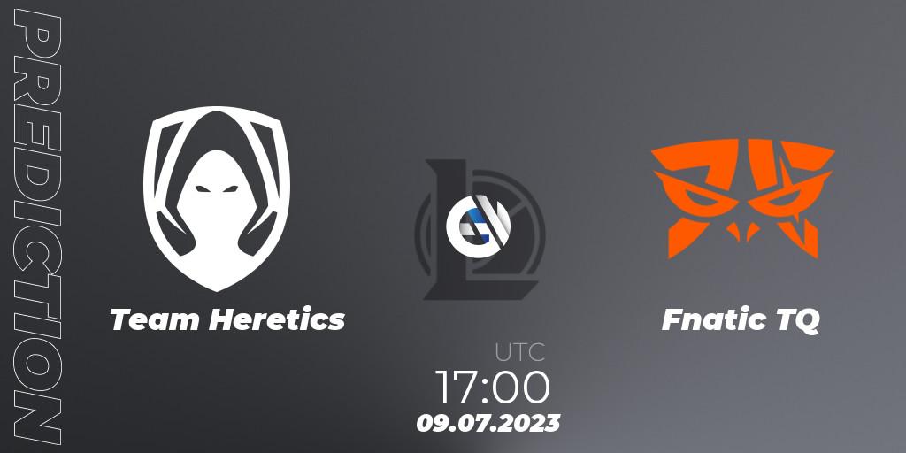 Los Heretics vs Fnatic TQ: Match Prediction. 09.07.23, LoL, Superliga Summer 2023 - Group Stage