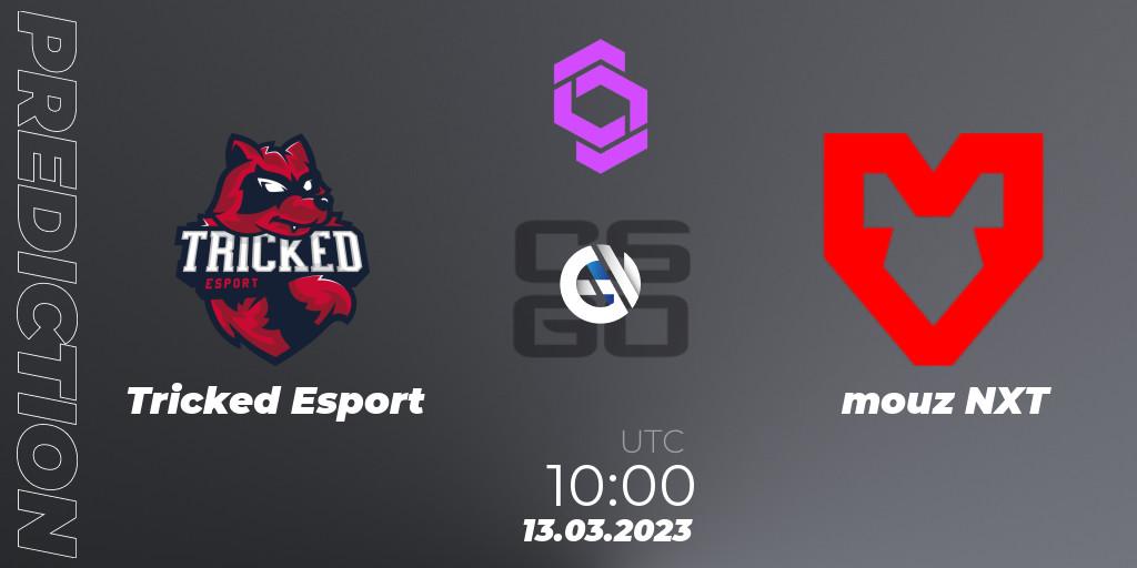 Tricked Esport vs mouz NXT: Match Prediction. 13.03.2023 at 10:00, Counter-Strike (CS2), CCT West Europe Series #2