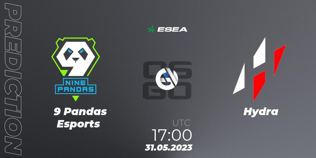 9 Pandas Esports vs Hydra: Match Prediction. 31.05.23, CS2 (CS:GO), ESEA Advanced Season 45 Europe