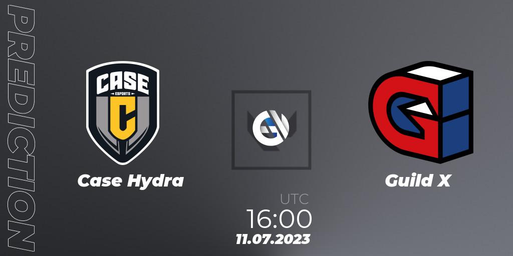 Case Hydra vs Guild X: Match Prediction. 11.07.2023 at 16:10, VALORANT, VCT 2023: Game Changers EMEA Series 2 - Group Stage