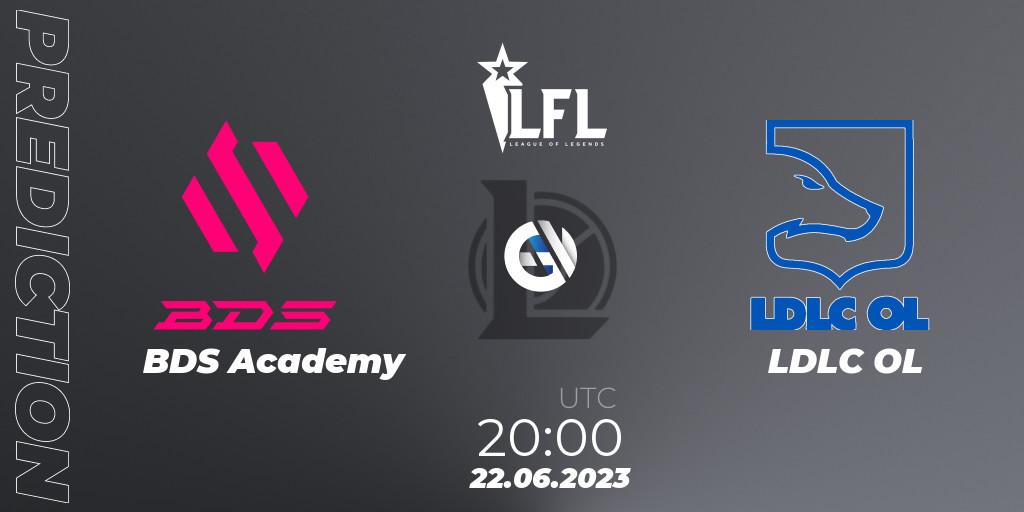 BDS Academy vs LDLC OL: Match Prediction. 22.06.2023 at 20:00, LoL, LFL Summer 2023 - Group Stage