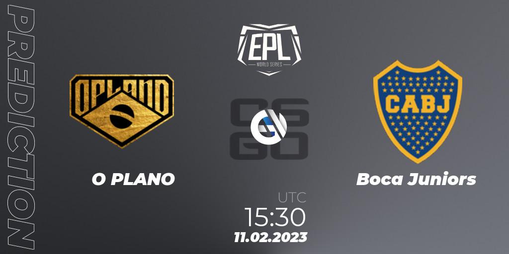 O PLANO vs Boca Juniors: Match Prediction. 11.02.2023 at 15:30, Counter-Strike (CS2), EPL World Series: Americas Season 2