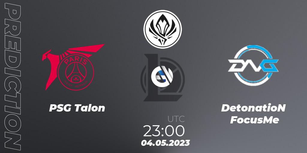 PSG Talon vs DetonatioN FocusMe: Match Prediction. 02.05.23, LoL, Mid-Season Invitational 2023 Group B