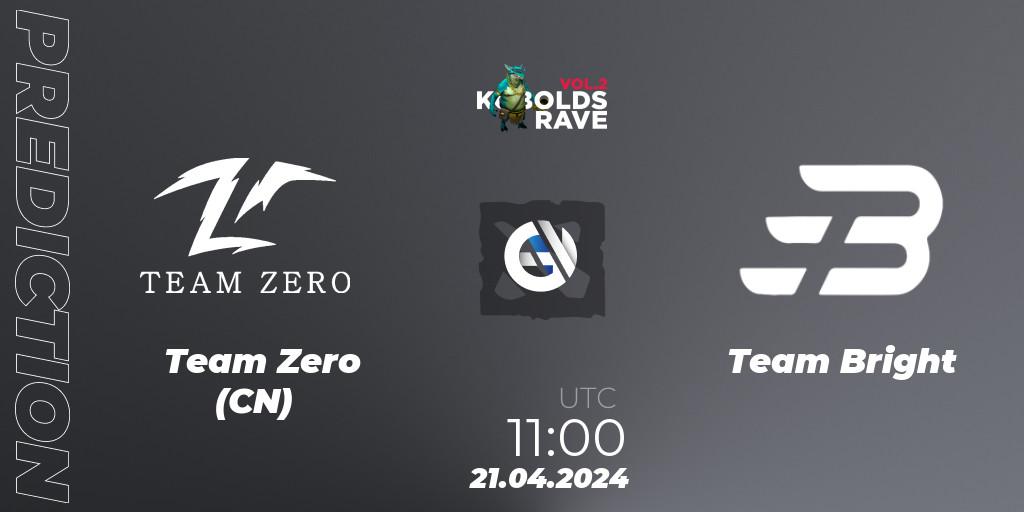Team Zero (CN) vs Team Bright: Match Prediction. 29.04.24, Dota 2, Cringe Station Kobolds Rave 2