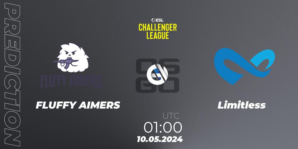 FLUFFY AIMERS vs Limitless: Match Prediction. 10.05.2024 at 01:00, Counter-Strike (CS2), ESL Challenger League Season 47: North America