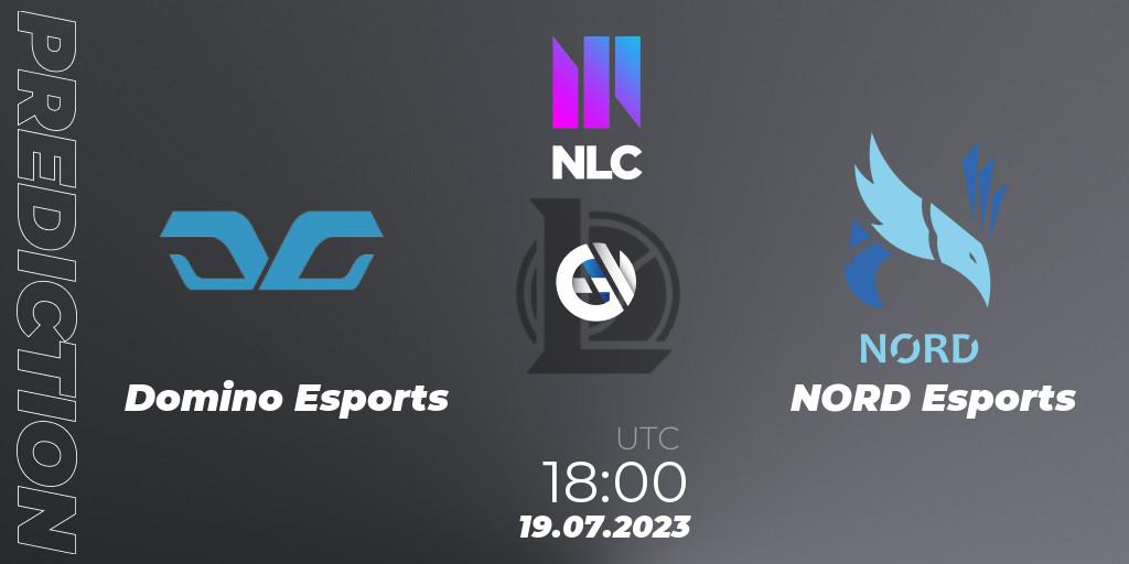 Domino Esports vs NORD Esports: Match Prediction. 19.07.2023 at 18:00, LoL, NLC Summer 2023 - Group Stage