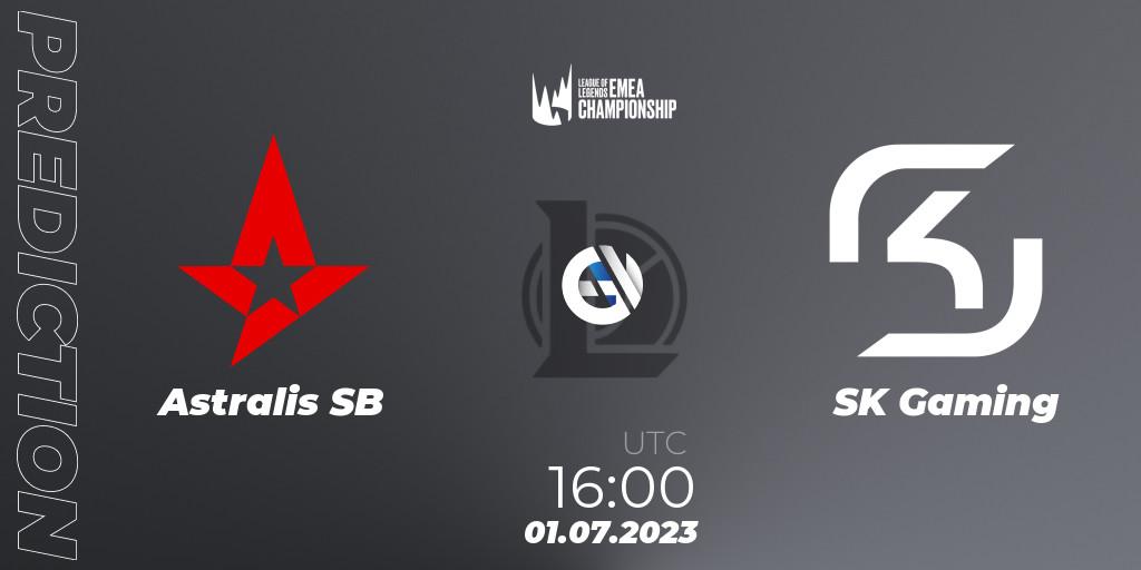 Astralis SB vs SK Gaming: Match Prediction. 01.07.23, LoL, LEC Summer 2023 - Regular Season