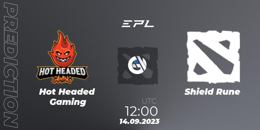 Hot Headed Gaming vs Shield Rune: Match Prediction. 14.09.23, Dota 2, European Pro League Season 12