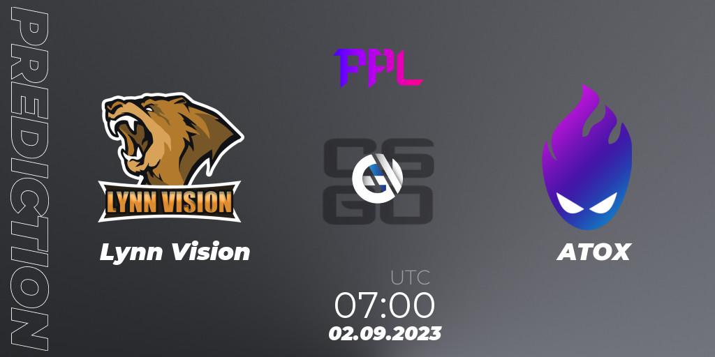 Lynn Vision vs ATOX: Match Prediction. 02.09.23, CS2 (CS:GO), Perfect World Arena Premier League Season 5