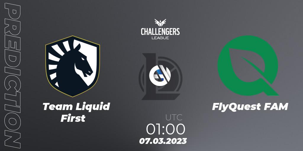 Team Liquid First vs FlyQuest FAM: Match Prediction. 07.03.23, LoL, NACL 2023 Spring - Group Stage