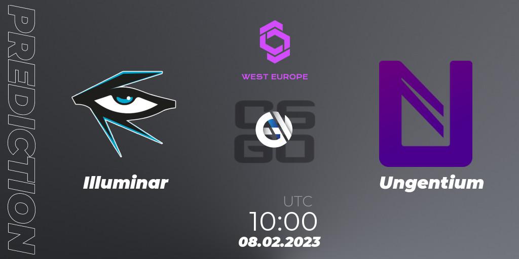 Illuminar vs Ungentium: Match Prediction. 08.02.2023 at 10:00, Counter-Strike (CS2), CCT West Europe Series #1